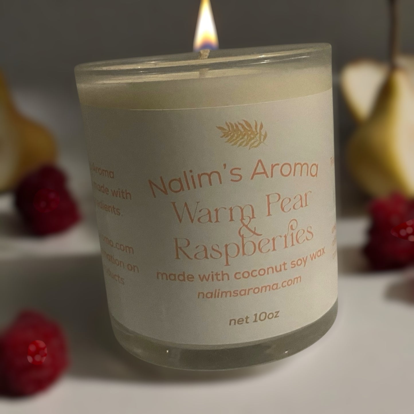 Warm Pear & Raspberries Candle